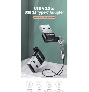 HUB Ugreen Revodok 1061 USB-C 6 en 1 Supporte PD (Power D...